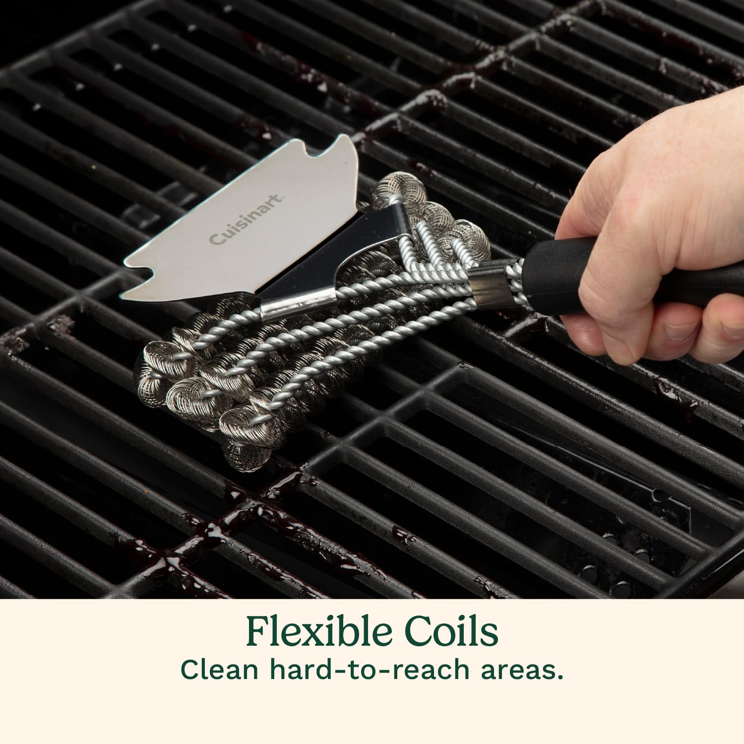Cuisinart brush bristle-free design eliminating loose bristles