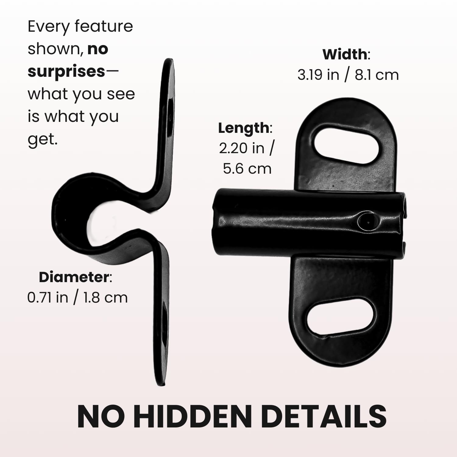 Cuitáxi color-coded spacers simplify installation and alignment.