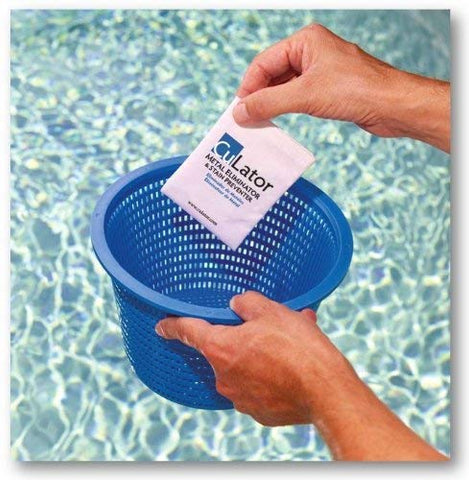 Close-up of PowerPak dissolving to reduce total dissolved metals.