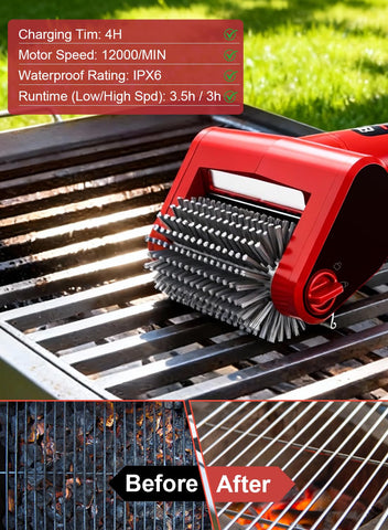 CuLiDing IPX6 water-resistant motor withstands rinsing during cleanup.