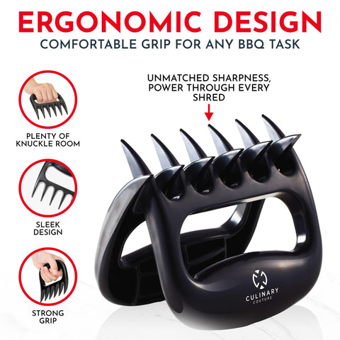 Culinary Couture Bear Claws are dishwasher safe for easy cleanup