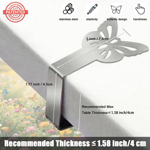 CUNGLIN heavy-duty stainless steel clip resists rust for outdoor use