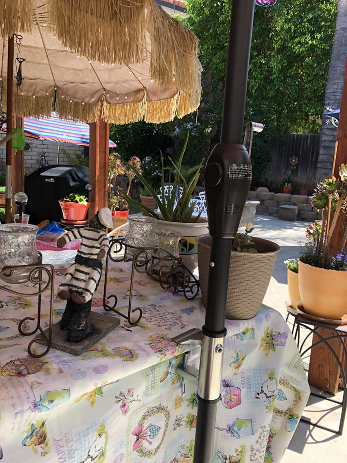 Cunguv patio deck rail clip offers versatile mounting for shade.