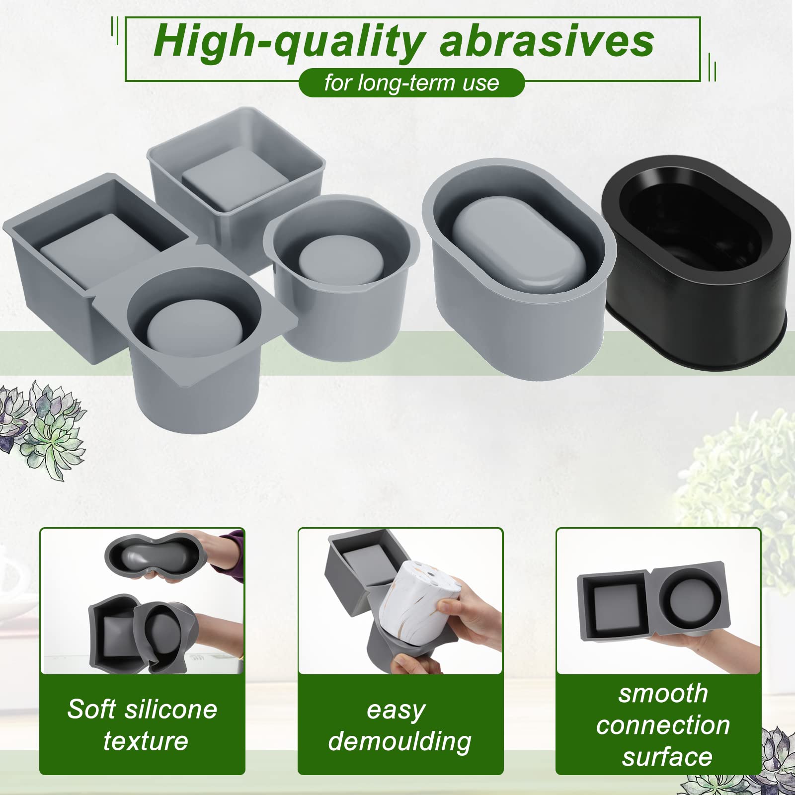 Cunhill oval flower pot mold for unique garden containers and DIY projects.