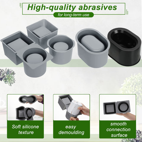 Cunhill oval flower pot mold for unique garden containers and DIY projects.