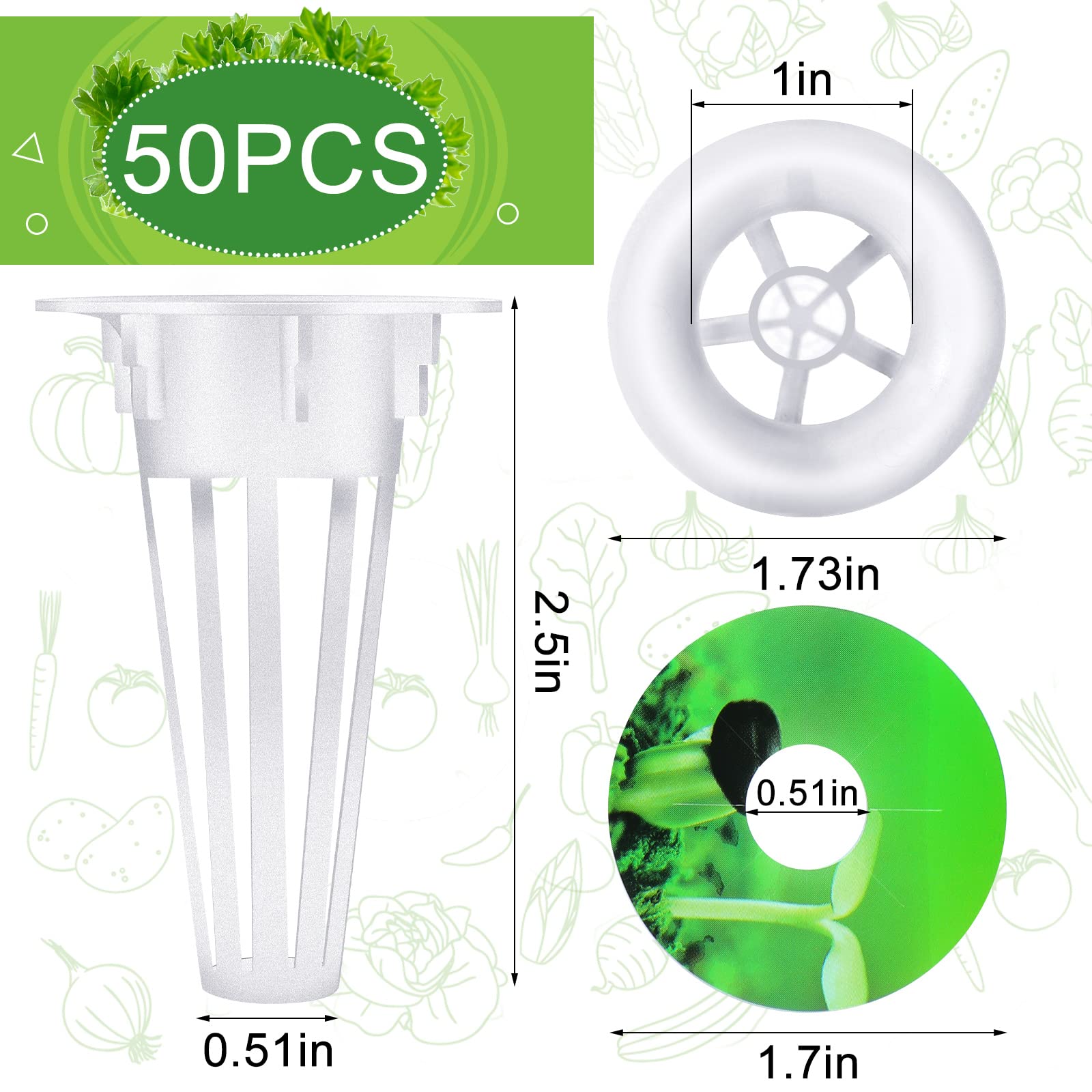Cunhill seed pot label PVC white; reliable adhesion for tracking.