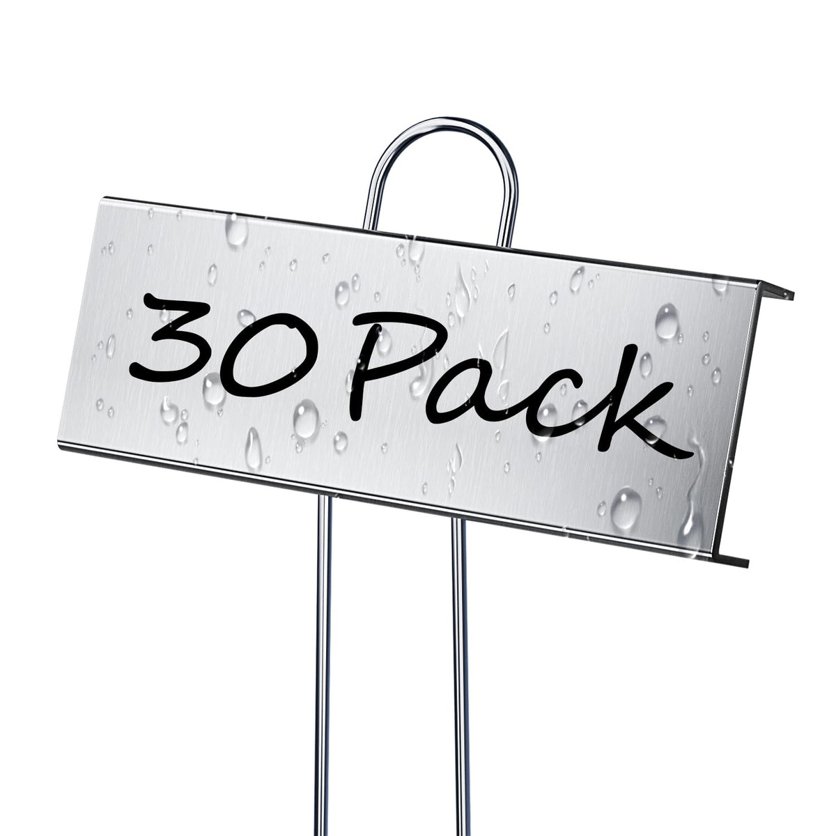 Cureder metal plant labels outdoor marker set for durable garden labeling.