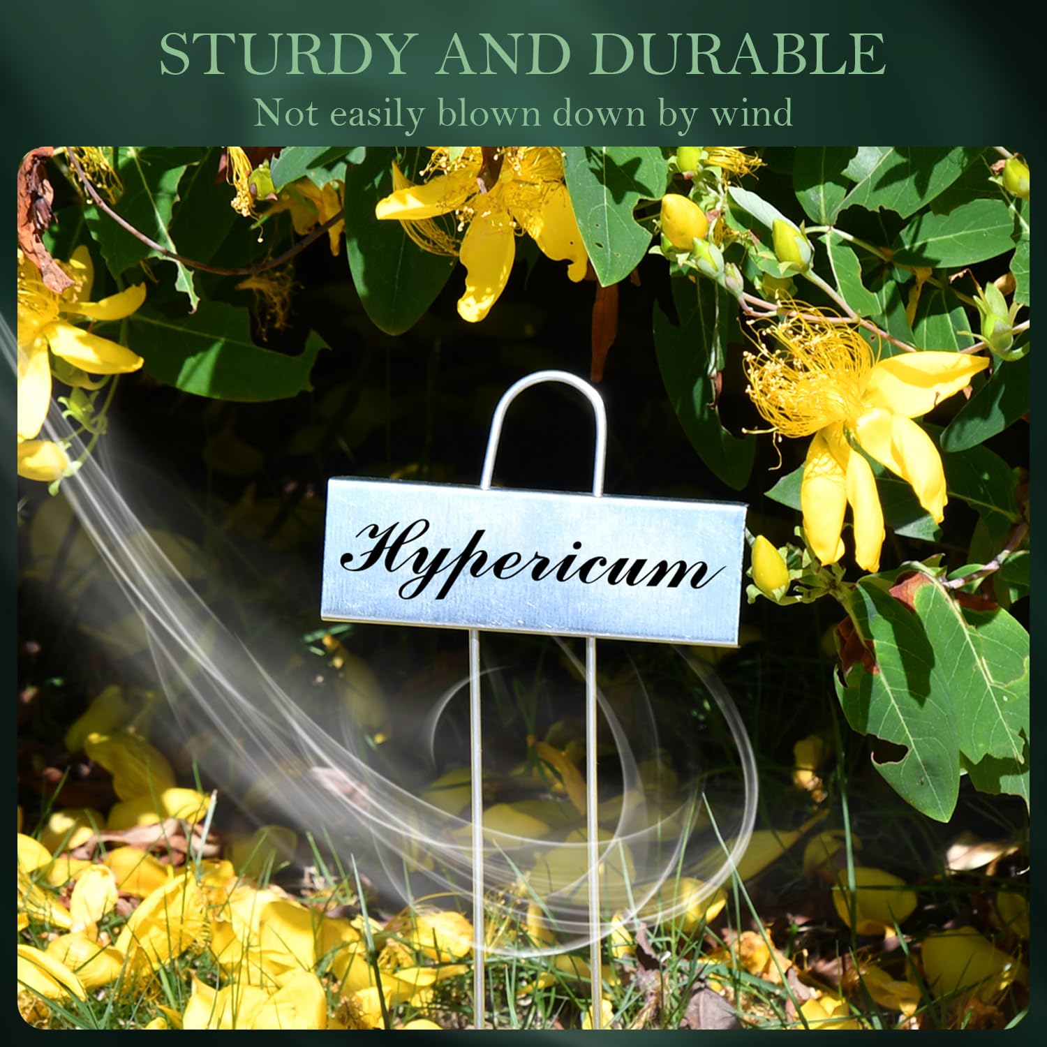 Cureder waterproof garden marker withstands humidity for greenhouse labeling.