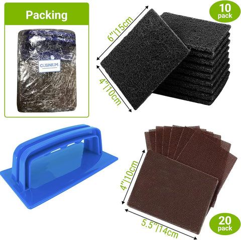 CUSINIUM polish pads deliver faster, shinier griddle maintenance.