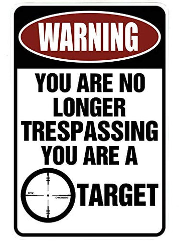 Custom Kraze metal warning sign for garage walls and man caves.