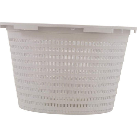 Durable molded plastic SPD basket keeps pool water cleaner by debris capture.