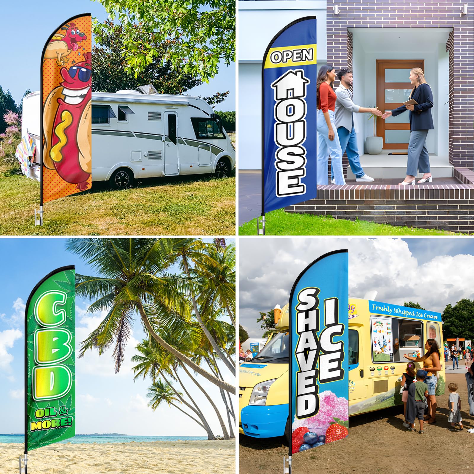CustomTrend ideal for grand openings, real estate, and trade shows.