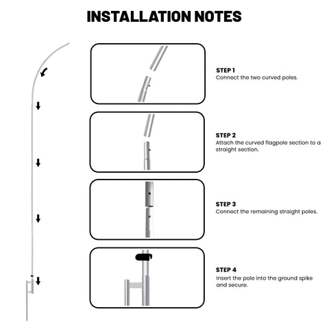 CUSTOMTREND ground spike stability ensures reliable roadside signage in windy conditions.