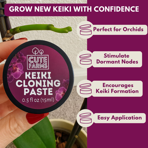 Cute Farms Keiki Cloning Paste packaging highlights USA-made quality.