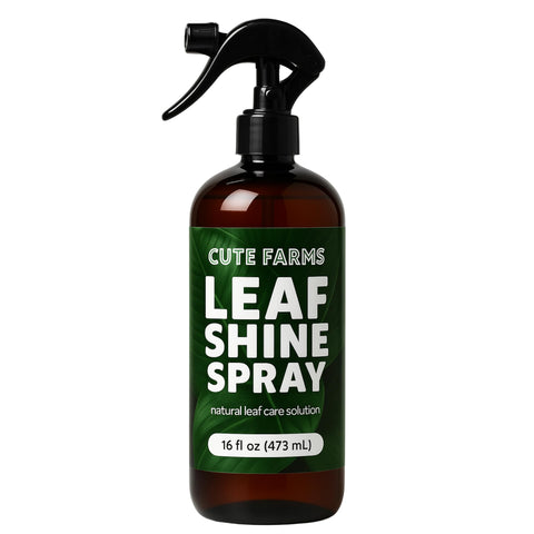 Cute Farms Leaf Shine Spray - Made in USA for quality plant care.