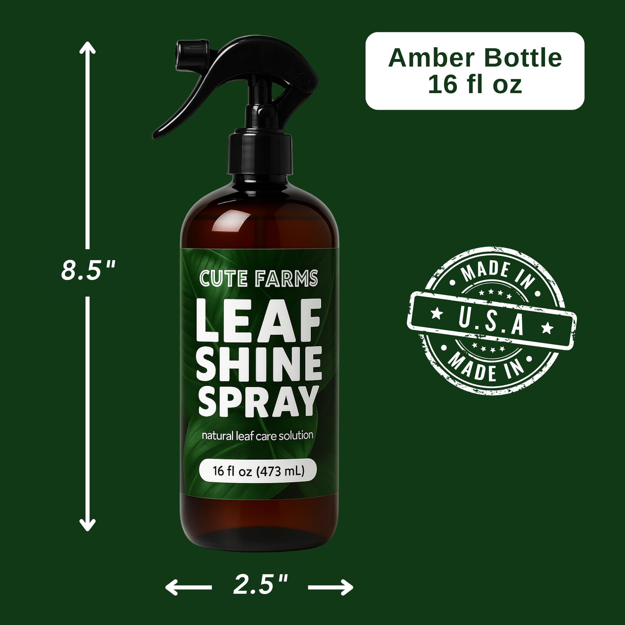Ready-to-use Leaf Shine Spray for effortless plant care.