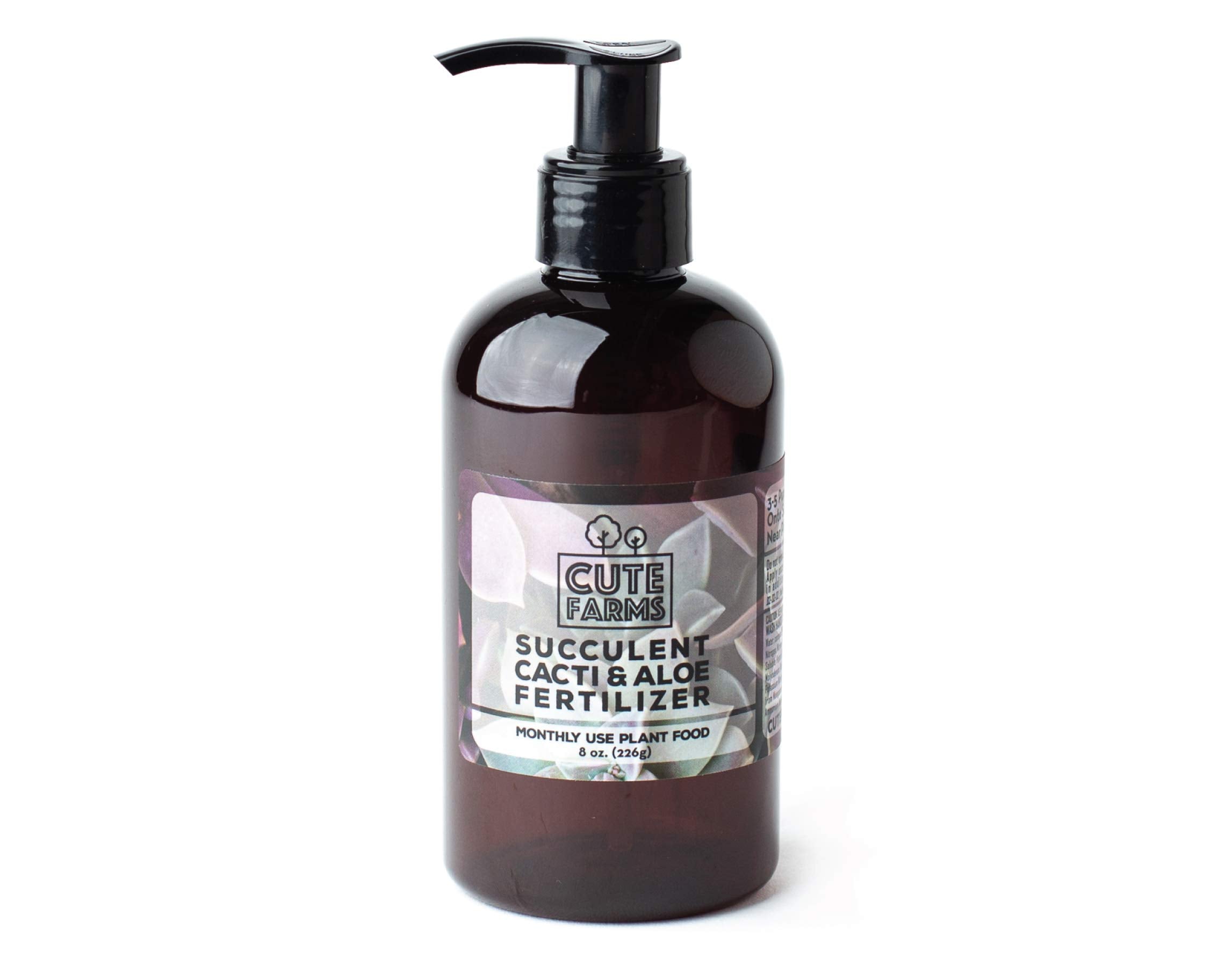 Cute Farms mist spray bottle for easy indoor plant hydration.