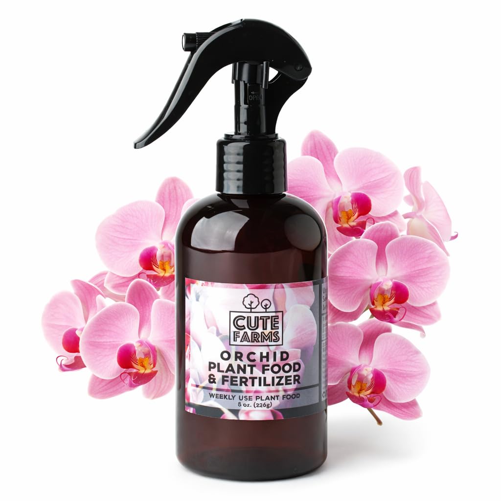 Cute Farms Orchid Food Mist bottle ready for gentle orchid care