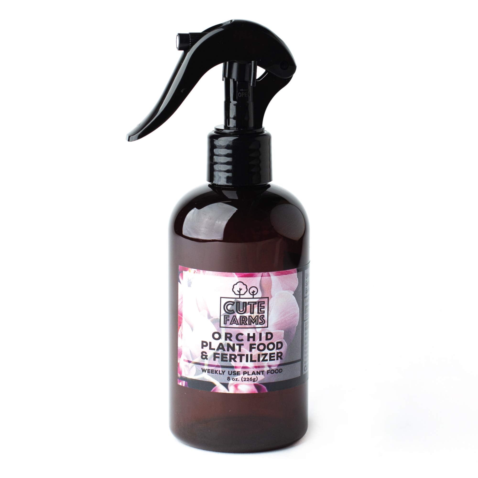 Cute Farms Orchid Food Mist on leaves after application