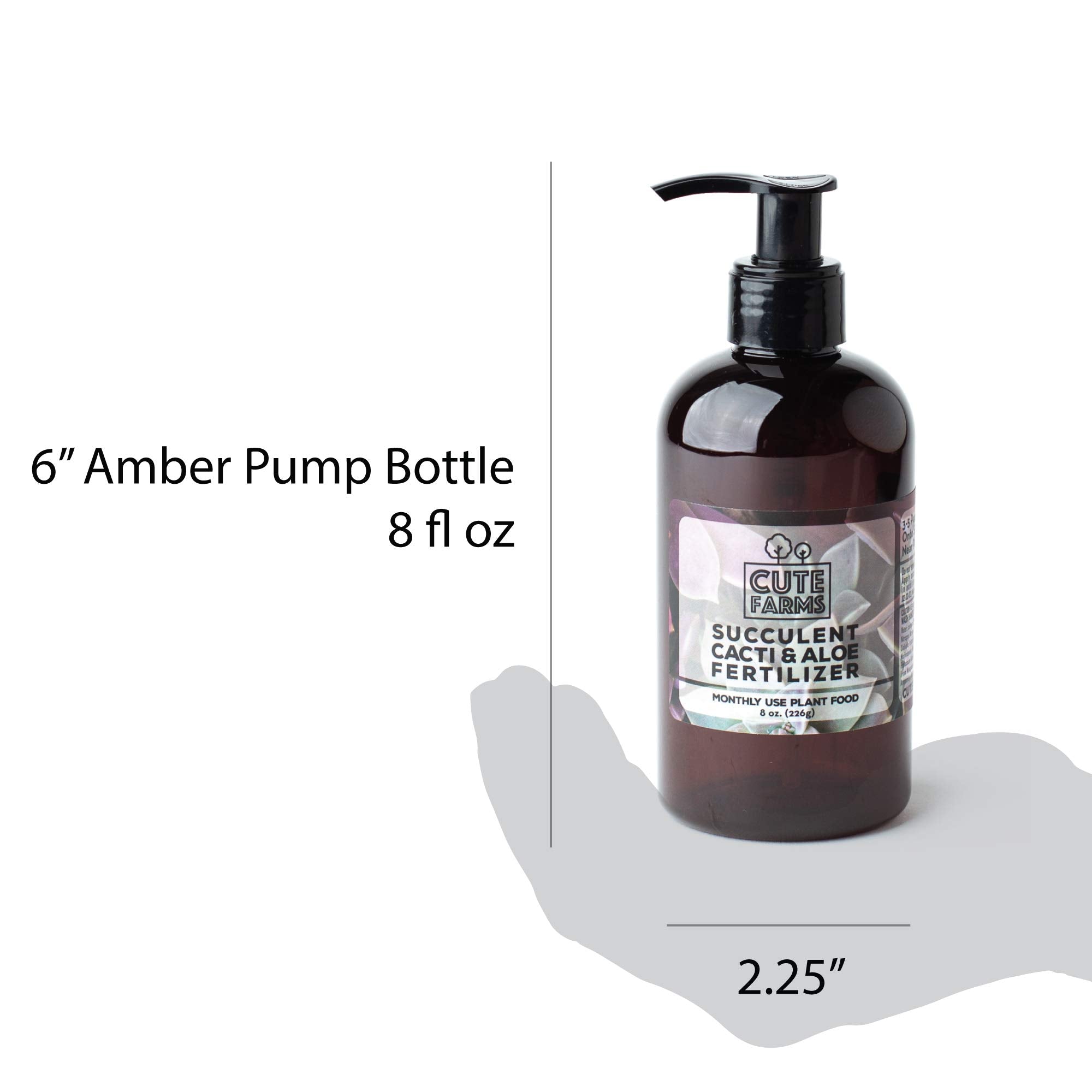 Cute Farms succulent fertilizer pump ensures precise, mess-free dosing for busy plant lovers.