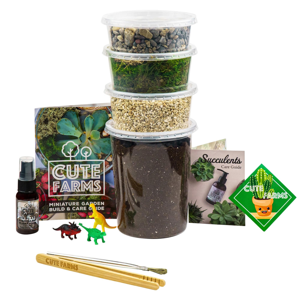 Cute Farms terrarium moss mix adds vibrant texture for your DIY project.