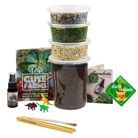 Cute Farms terrarium moss mix adds vibrant texture for your DIY project.