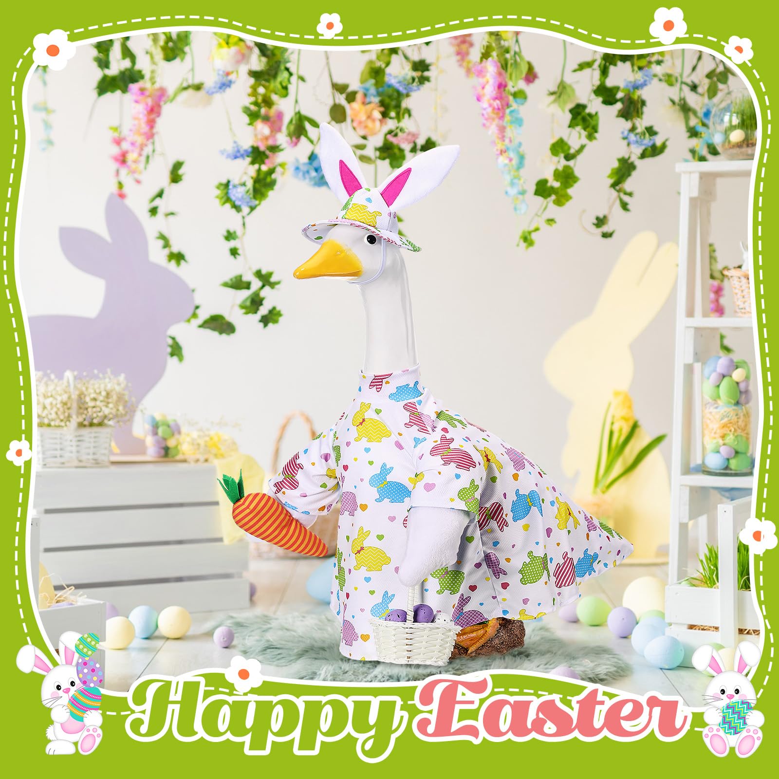 Cutecrop goose outfit is easy to set up for quick decorating.