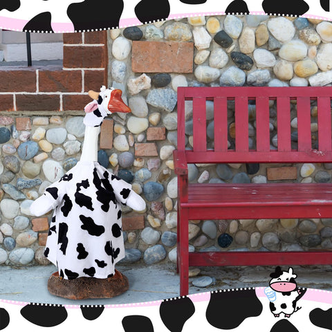Cutecrop outdoor goose clothing fits standard 23-inch geese securely.