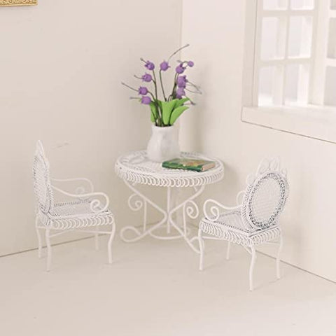 Cutemini miniature metal chair legs, sturdy support for dollhouse furniture