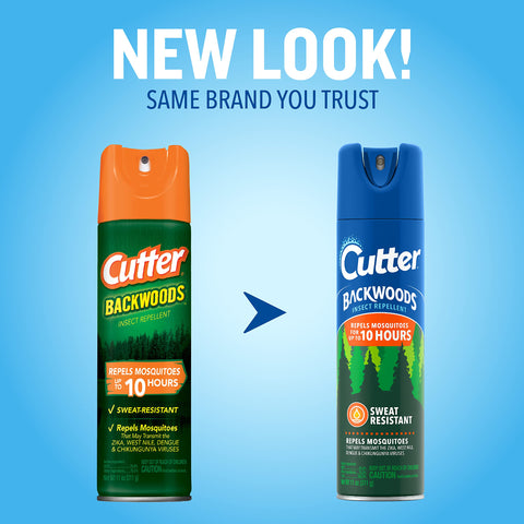 Cutter Backwoods sweat-resistant aerosol shows you stay active in heat