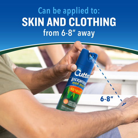 Cutter Backwoods repels mosquitoes and other pests like gnats and no-see-ums.