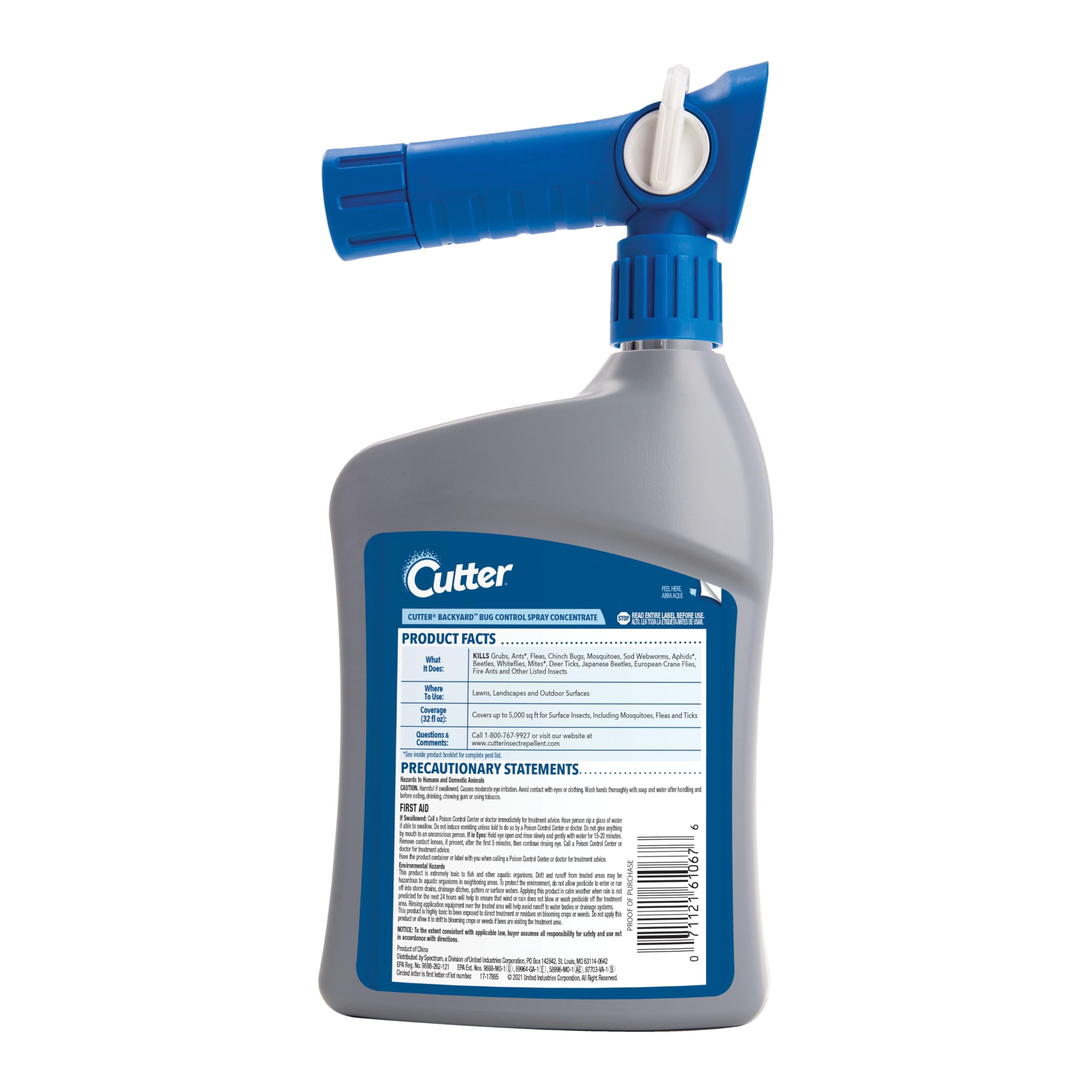 Cutter Backyard Bug Control in a sunny backyard setup