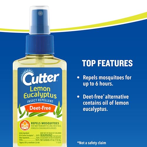 Cutter Lemon Eucalyptus repellent packaging shown for outdoor use