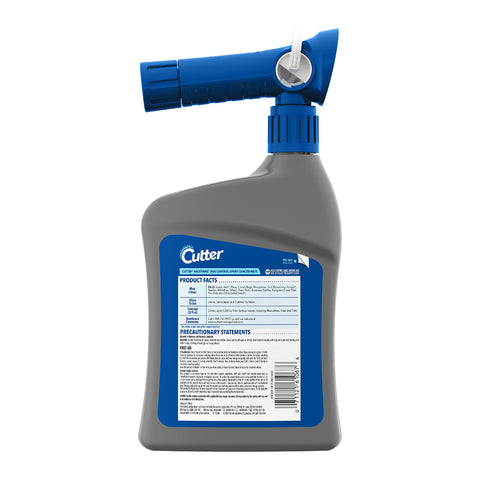 Cutter QuickFlip hose-end sprayer in use for fast, easy garden insect control.