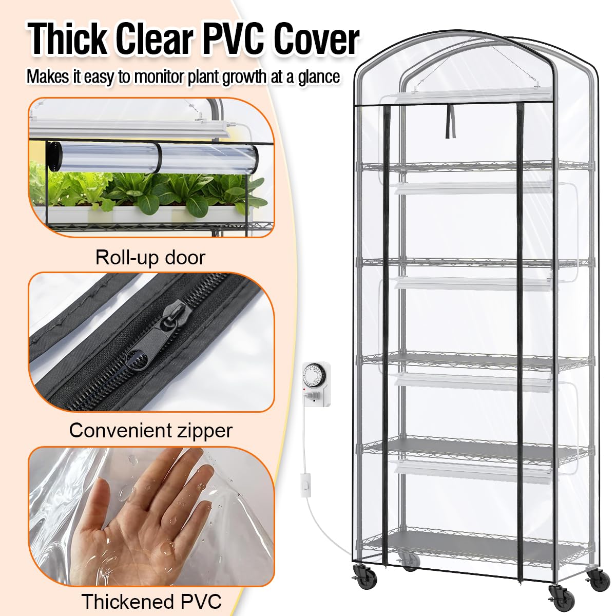Heavy-duty frame assembly showcasing sturdy 5-tier metal plant stand