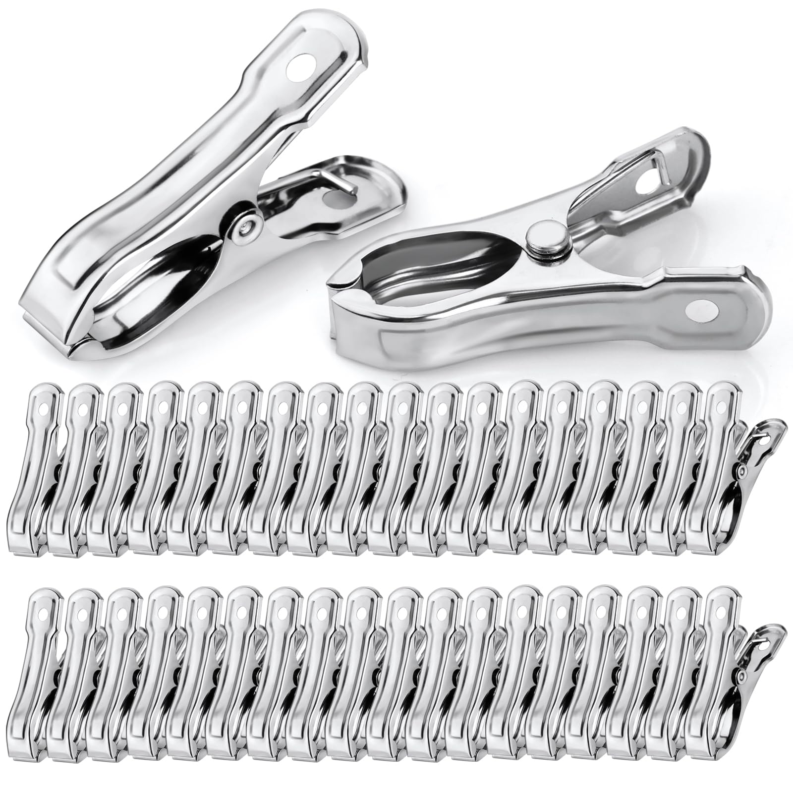 Cuxeedi 36-pcs garden clips with stainless-steel opening for secure hoop connections