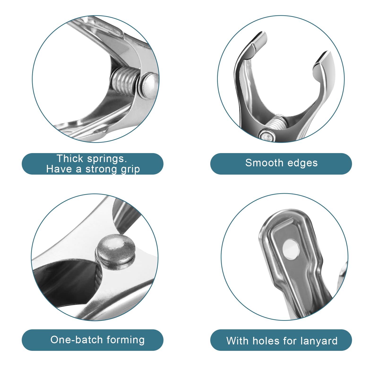 Cuxeedi easy-grip clip in use holding fabric securely
