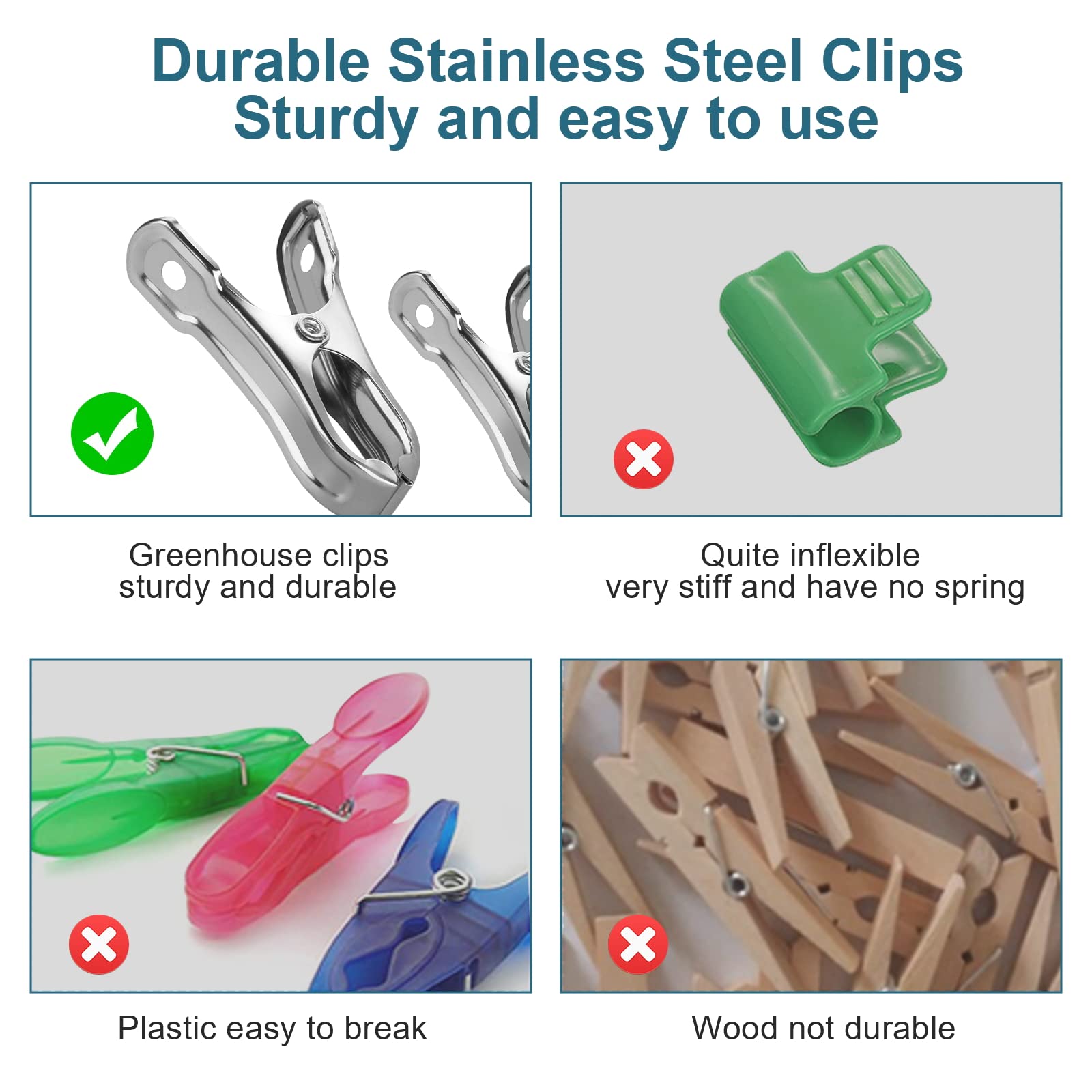Cuxeedi pinch-free grip clip designed for safe handling