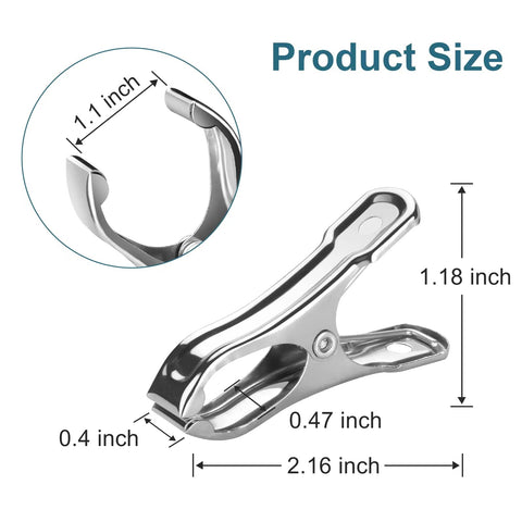 Cuxeedi stainless-steel clamp open reveals durable structure