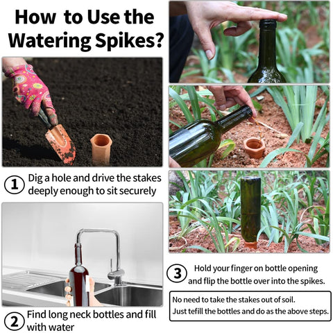 CUZZME 20-pack plant watering devices ready for easy care.