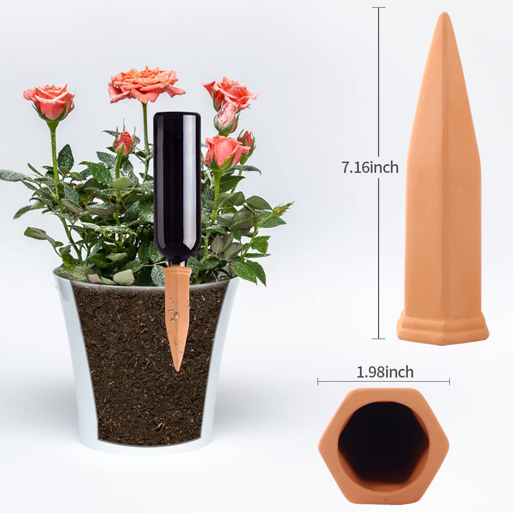 CUZZME vacation watering setup keeps soil evenly moist during trips.