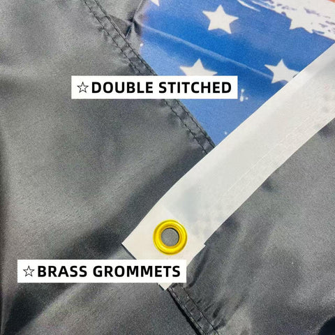 CVALTIVF flag featuring brass grommets ensuring secure hanging and long-lasting wear.