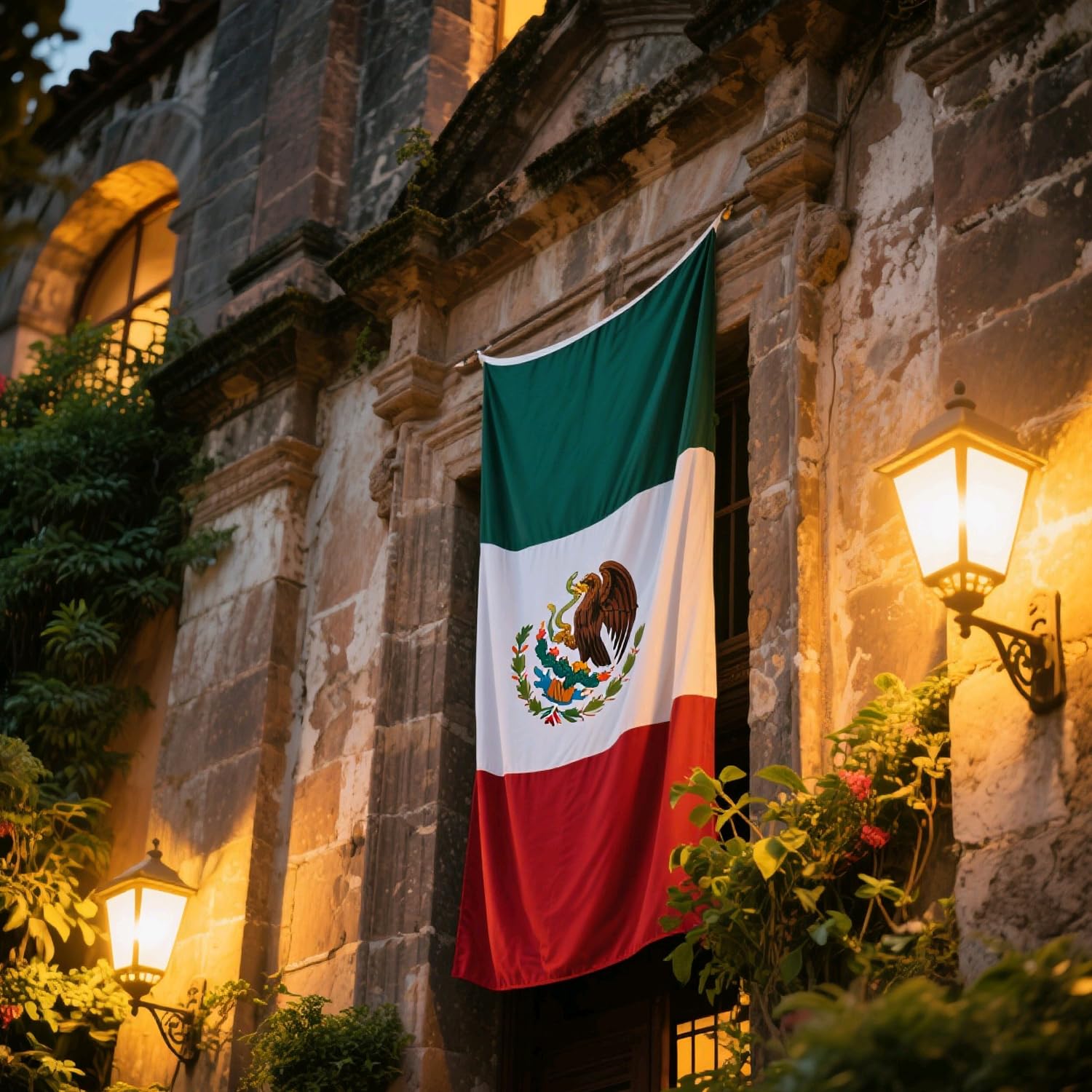 CVMEGE Mexico flag suitable for indoor and outdoor display