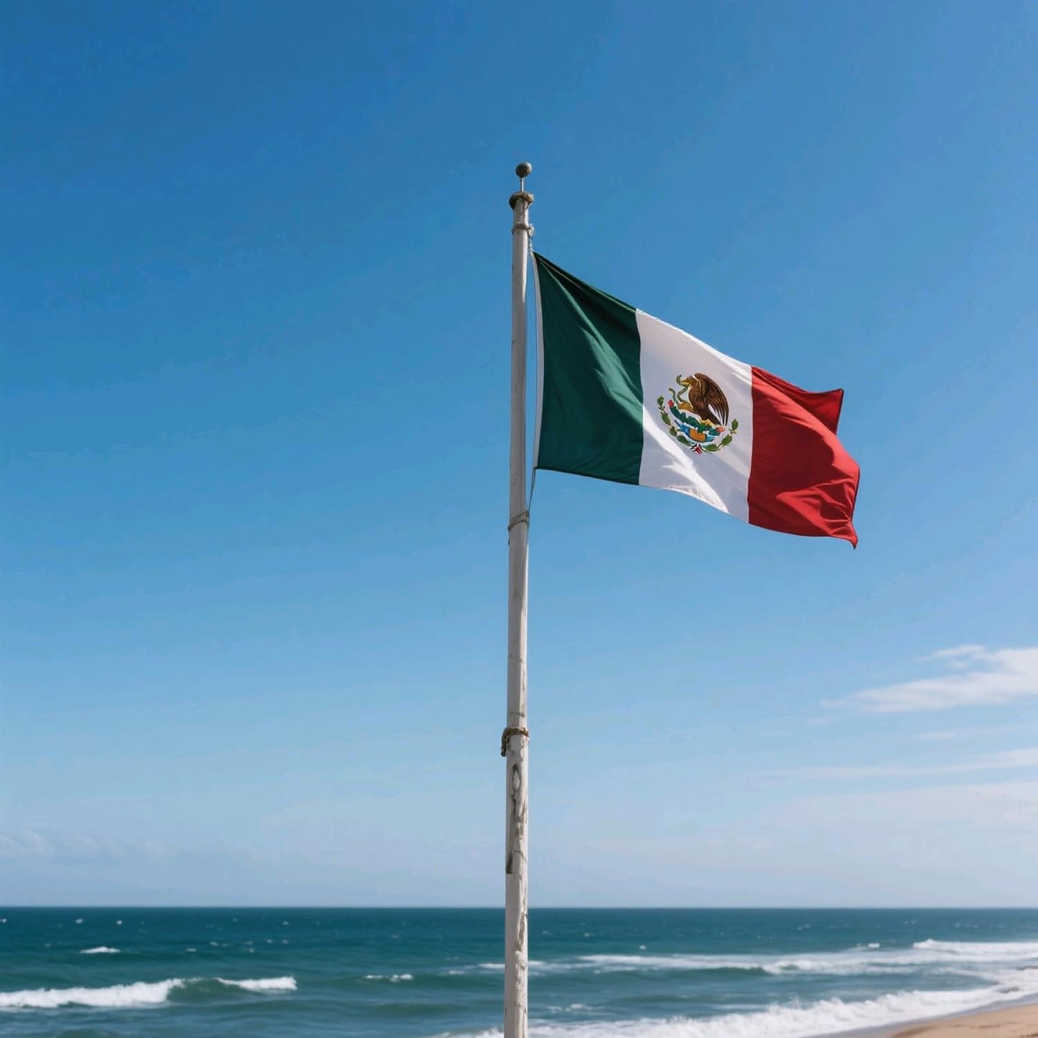 CVMEGE Mexico flag fade proof and UV proof for longer outdoor display