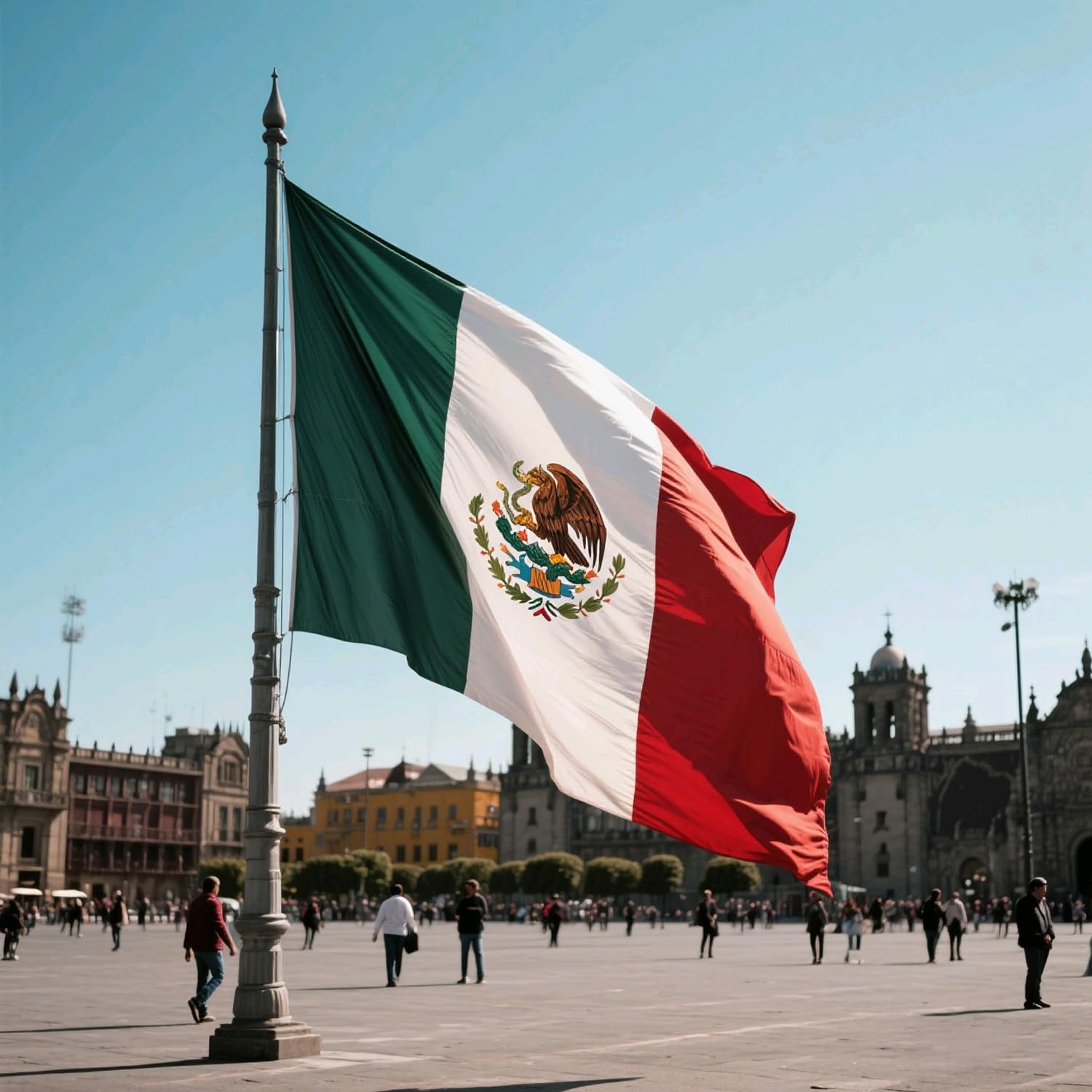 CVMEGE Mexico flag vivid colors stay bright in daylight