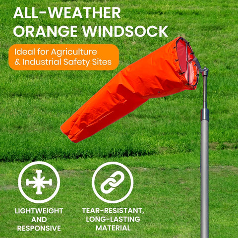 CW The Custom Windsock Co. ideal for industrial, ranch, and agricultural settings.