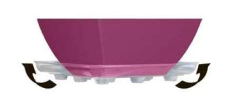 CWP SQDS-1200 square saucer fits planters, preventing spills on floors