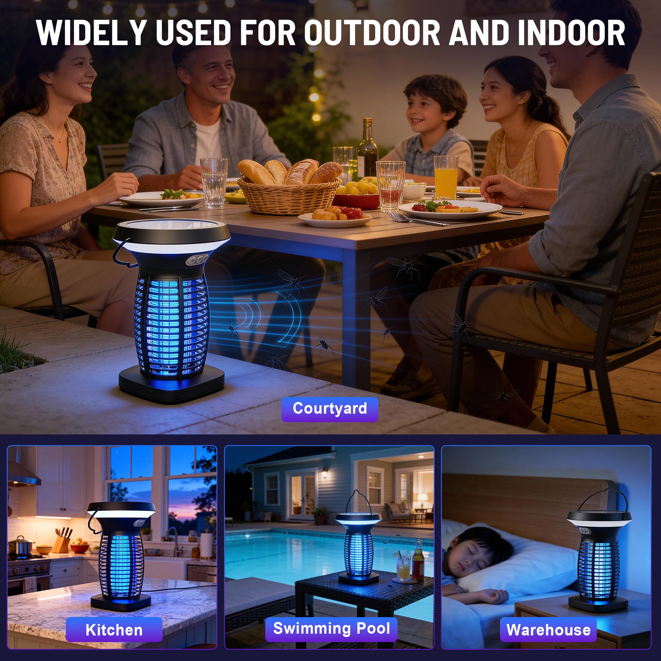 CXBER protective mesh keeps kids and pets safe around the zapper