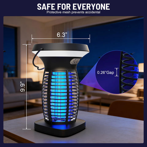 CXBER UV light attracts pests for efficient capture during campouts