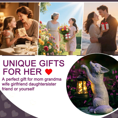 CXYCzsbj Fox garden statue makes a thoughtful gift for gardeners.